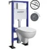 GEBERIT - Pack Bâti-support Duofix Pour WC Suspendu Essentiel Rimfree 112 Cm - Autoportant - Réservoir Encastré (3/6 L) - Plaque De Déclenchement Blanche 1 GEBERIT - Pack Bâti-support Duofix Pour WC Suspendu Essentiel Rimfree 112 Cm - Autoportant - Réservoir Encastré (3/6 L) - Plaque De Déclenchement Blanche -Geberit || Grohe || ALLIBERT Soldes 94174789 1