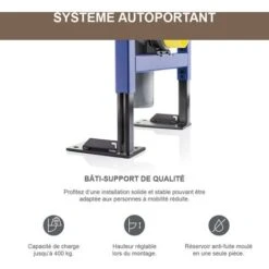 GEBERIT - Pack Bâti-support Duofix Pour WC Suspendu Design Rimfree 112 Cm - Autoportant - Réservoir Encastré (3/6 L) - Plaque De Déclenchement Blanche 10 GEBERIT - Pack Bâti-support Duofix Pour WC Suspendu Design Rimfree 112 Cm - Autoportant - Réservoir Encastré (3/6 L) - Plaque De Déclenchement Blanche -Geberit || Grohe || ALLIBERT Soldes 94174790 4