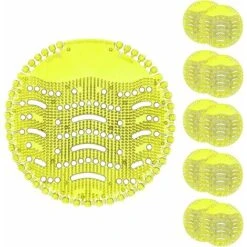 Desodorisant Urinoir Avec Parfum,Desinfectant Urinoir Les Hôtels, Les Restaurants, Les Écoles (10pack) (Yellow-10pack)