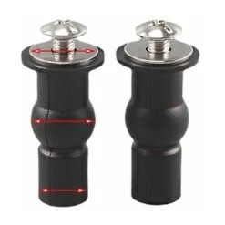 Abattant WC Fixations Charnières Accessoire De Fixation Pour Abattant Convient à Toutes Les Toilettes（4018mm) -Geberit || Grohe || ALLIBERT Soldes 95135137 5