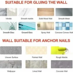 Porte-Papier Toilette Support Mural En Aluminium (Perforé/Non Perforé) Porte-Rouleau Avec étagères Spacieuses,Support Mural Pour Papier Toilette Pour Toilettes Et Cuisines（noir） -Geberit || Grohe || ALLIBERT Soldes 95791177 4