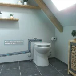 Aquasani Compact - WC Broyeur Intégré - Fabrication Française -Geberit || Grohe || ALLIBERT Soldes 9581146 3