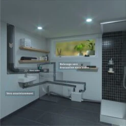 Aquasani Pump - Pompe De Relevage - Fabrication Française -Geberit || Grohe || ALLIBERT Soldes 9581147 4