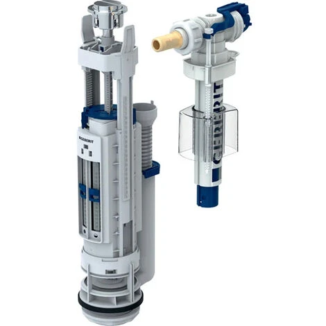 Geberit Mécanisme De Chasse Complet Double Touche Type 290-380 Alimentation Latérale, Laiton 3/8 3 Geberit Mécanisme De Chasse Complet Double Touche Type 290-380 Alimentation Latérale, Laiton 3/8