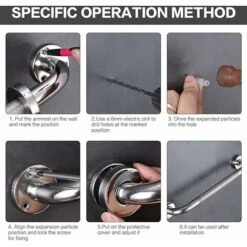 2 X 40 Cm, Barres D'appui Pour La Douche En Acier Inoxydable 304 Avec Poignée Antidérapante, Barres D'appui Pour Les Toilettes Pour Personnes âgées/handicapées/enfants/femmes Enceintes (argent) 11 2 X 40 Cm, Barres D'appui Pour La Douche En Acier Inoxydable 304 Avec Poignée Antidérapante, Barres D'appui Pour Les Toilettes Pour Personnes âgées/handicapées/enfants/femmes Enceintes (argent) -Geberit || Grohe || ALLIBERT Soldes 97244802 5