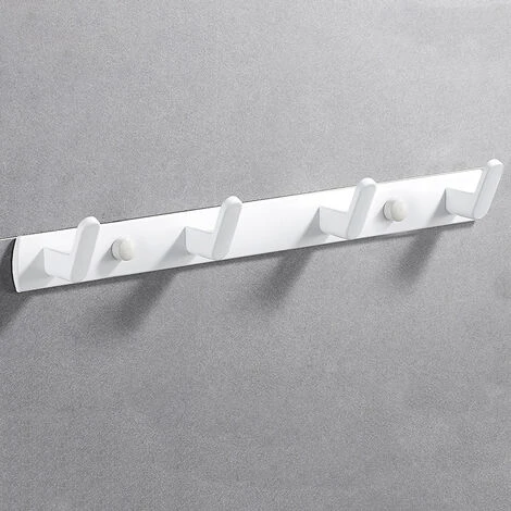 Crochet De Bain, Crochet De Porte De Manteau, 35 Cm, Blanc 2 Crochet De Bain, Crochet De Porte De Manteau, 35 Cm, Blanc