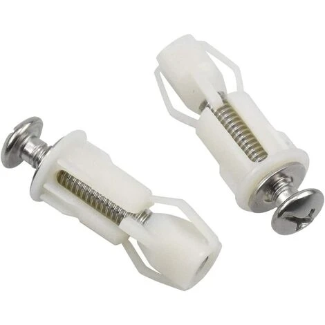 2pcs Vis D'expansion Pour Couvercle De Toilette Fixation Abattant WC Vis Pour Lunette Toilette Ensemble De Fixation Pièces De Rechange Pour Couvercle De Toilette 4 2pcs Vis D'expansion Pour Couvercle De Toilette Fixation Abattant WC Vis Pour Lunette Toilette Ensemble De Fixation Pièces De Rechange Pour Couvercle De Toilette – Image 2