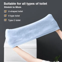 Anneau De Toilette épaissi Pour L'hiver Coussin De Toilette Couvre-toilette Domestique Couvre-toilette -Geberit || Grohe || ALLIBERT Soldes 97541045 3