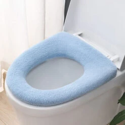 Anneau De Toilette épaissi Pour L'hiver Coussin De Toilette Couvre-toilette Domestique Couvre-toilette -Geberit || Grohe || ALLIBERT Soldes 97541045 5