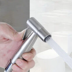 Pulvérisateur De Bidet à Main, Pression D'eau De Toilette Réglable, Avec Tuyau De Bidet -Geberit || Grohe || ALLIBERT Soldes 97634923 4