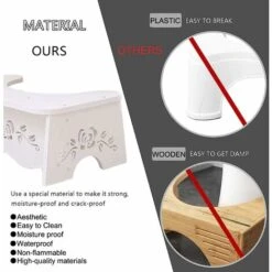 Tabouret De Toilette Pour Adultes - Selles Saines - Contre Les Hémorrodes, La Constipation, Les Flatulences - Convient à Toutes Les Toilettes - Tabouret De Toilette Pour Adultes 11 Tabouret De Toilette Pour Adultes - Selles Saines - Contre Les Hémorrodes, La Constipation, Les Flatulences - Convient à Toutes Les Toilettes - Tabouret De Toilette Pour Adultes -Geberit || Grohe || ALLIBERT Soldes 97735958 5