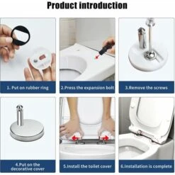 4 Pièces Abattant WC De Toilettes à Charnière Fixations Abattant De Toilettes Remplacement Fixation Pour Siège De WC Charnières Pour Abattant De WC Fixations De Siège De Toilette Acier Inoxydable 10 4 Pièces Abattant WC De Toilettes à Charnière Fixations Abattant De Toilettes Remplacement Fixation Pour Siège De WC Charnières Pour Abattant De WC Fixations De Siège De Toilette Acier Inoxydable -Geberit || Grohe || ALLIBERT Soldes 97772232 4