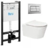 Roca Pack Bâti-support Roca Active + WC Sans Bride SAT Brevis + Plaque Chrome Mat (RocaActiveBrevis-2) 2 Roca Pack Bâti-support Roca Active + WC Sans Bride SAT Brevis + Plaque Chrome Mat (RocaActiveBrevis-2) -Geberit || Grohe || ALLIBERT Soldes 97892554 1