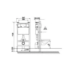 Roca Pack Bâti-support Roca Active + WC Sans Bride SAT Brevis + Plaque Chrome Mat (RocaActiveBrevis-2) -Geberit || Grohe || ALLIBERT Soldes 97892554 4