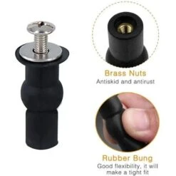 Abattant WC Fixations Charnières Accessoire De Fixation Pour Abattant Convient à Toutes Les Toilettes(18mm) 9 Abattant WC Fixations Charnières Accessoire De Fixation Pour Abattant Convient à Toutes Les Toilettes(18mm) -Geberit || Grohe || ALLIBERT Soldes 98097908 3