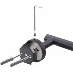 Porte Papier Toilette Mural Porte Papier Toilette En Acier Inoxydable 304 Finition Polie, Noir -Geberit || Grohe || ALLIBERT Soldes 98596543 3