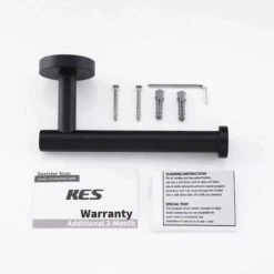 Porte Papier Toilette Mural Porte Papier Toilette En Acier Inoxydable 304 Finition Polie, Noir -Geberit || Grohe || ALLIBERT Soldes 98596543 4