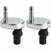 Lot De 2 Fixation Abattant WC Universelles Abattant De Toilettes à Charnière Couvercle De Toilettes Abattant Fixations Abattant De Toilettes Remplacement Fixation Pour Siège De WC Abattant WC Fix -Geberit || Grohe || ALLIBERT Soldes 98865362 1