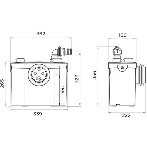 SFA Broyeur Adaptable Wc SANIBROYEUR PRO UP Silence ST3UPSTD 5 SFA Broyeur Adaptable Wc SANIBROYEUR PRO UP Silence ST3UPSTD – Image 3