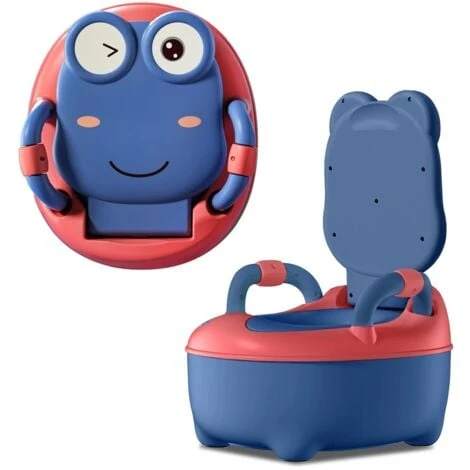 Pot De Toilette Pour Bébé De 48 Cm De Haut En Polypropylène + PU Avec Récipient Amovible - Forme Normale - Bleu NAIZY 3 Pot De Toilette Pour Bébé De 48 Cm De Haut En Polypropylène + PU Avec Récipient Amovible - Forme Normale - Bleu NAIZY