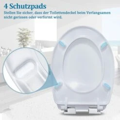Abattant WC Toilette Avec Fermeture Douce Siège De Toilette Frein De Chute Plastique Taille Universelle (poissons D'ornement) NAIZY 11 Abattant WC Toilette Avec Fermeture Douce Siège De Toilette Frein De Chute Plastique Taille Universelle (poissons D'ornement) NAIZY -Geberit || Grohe || ALLIBERT Soldes 99356565 5
