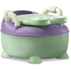 Pot De Toilette Pour Bébé De 51 Cm De Haut En Polypropylène + PU Avec Récipient Amovible - Forme Normale - Vert NAIZY -Geberit || Grohe || ALLIBERT Soldes 99357020 3