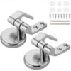 Charniere Abattant WC Fixations De Remplacement Charniere Abattant En Alliage De Zinc WC Siège Charnière Pour Bois Résine MDF Abattant WC -Geberit || Grohe || ALLIBERT Soldes 99809735 1